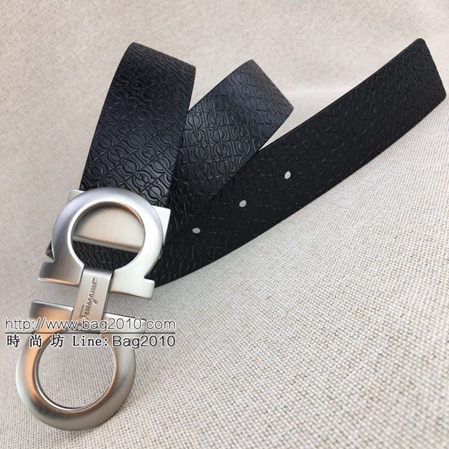 菲拉格慕男士皮帶 Ferragamo雙面用小牛皮腰帶  jjp1397
